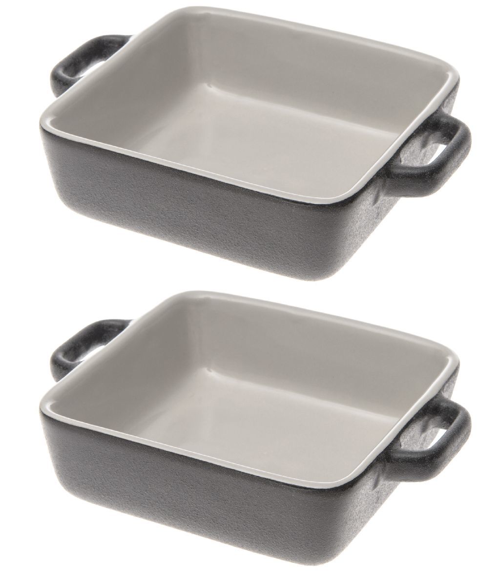 Keraminiai orkaitės indai MAKU, 16,5 x 13,2 x 4,5 cm, 2 vnt.-0