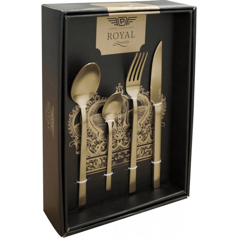 Stalo įrankių rinkinys PINTINOX DUKE GOLD, auksinės sp., 24 vnt-1