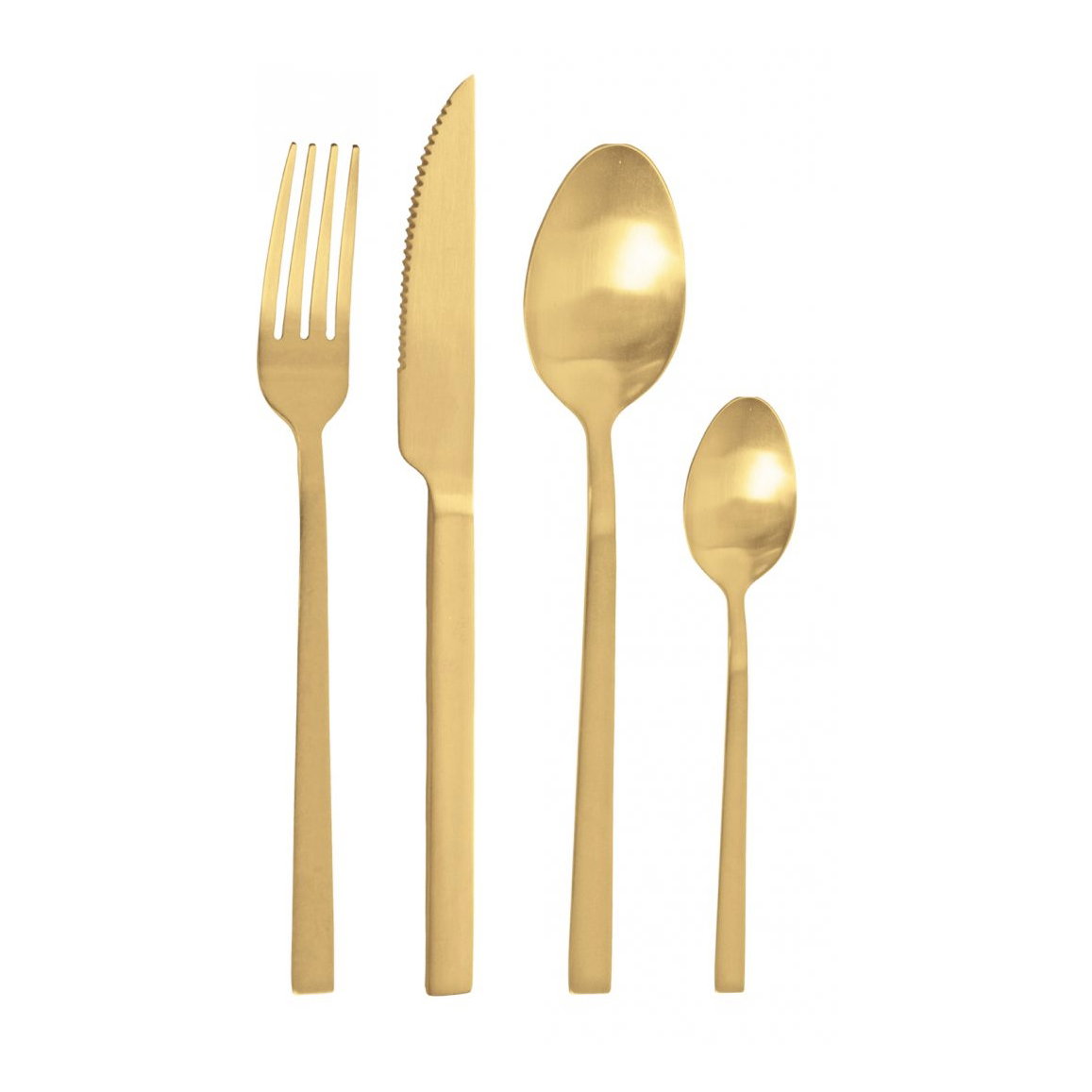 Stalo įrankių rinkinys PINTINOX DUKE GOLD, auksinės sp., 24 vnt-0