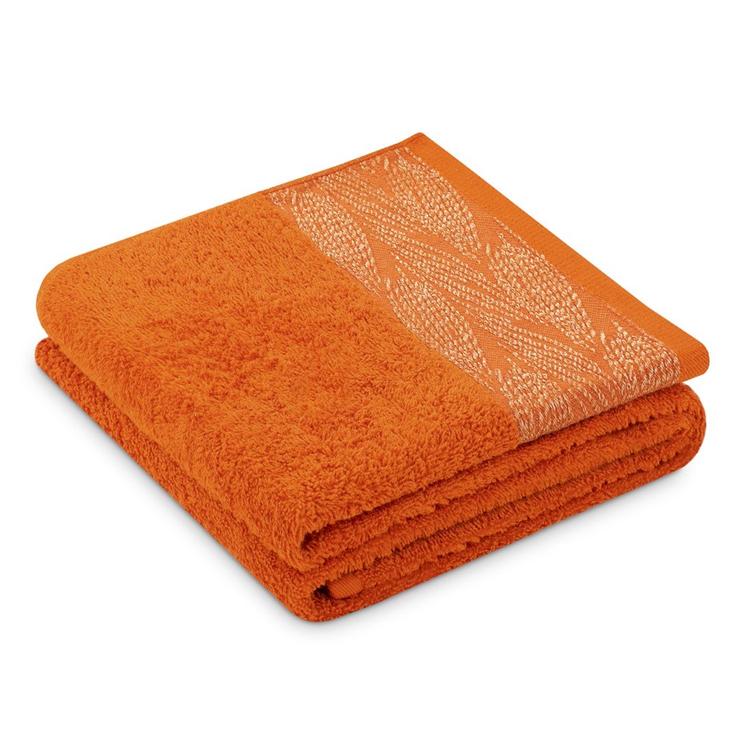 Vonios rankšluostis AmeliaHome ALLIUM Orange,  70x130 cm