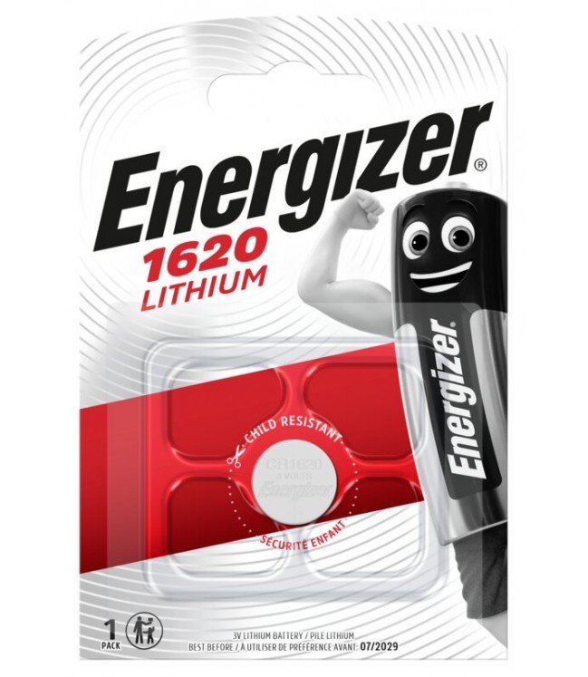 Elementai ENERGIZER CR1620, litis