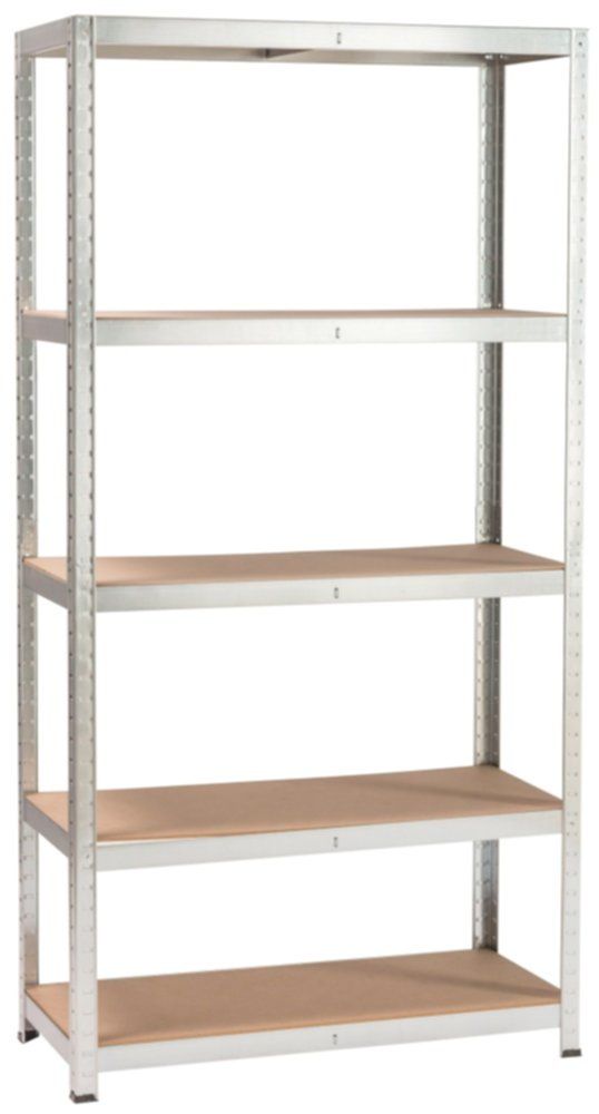 Sandėliavimo lentyna Strong 175, 176 x 90 x 40 cm, 5 lentynos, lentynos apkrova 175 kg-0