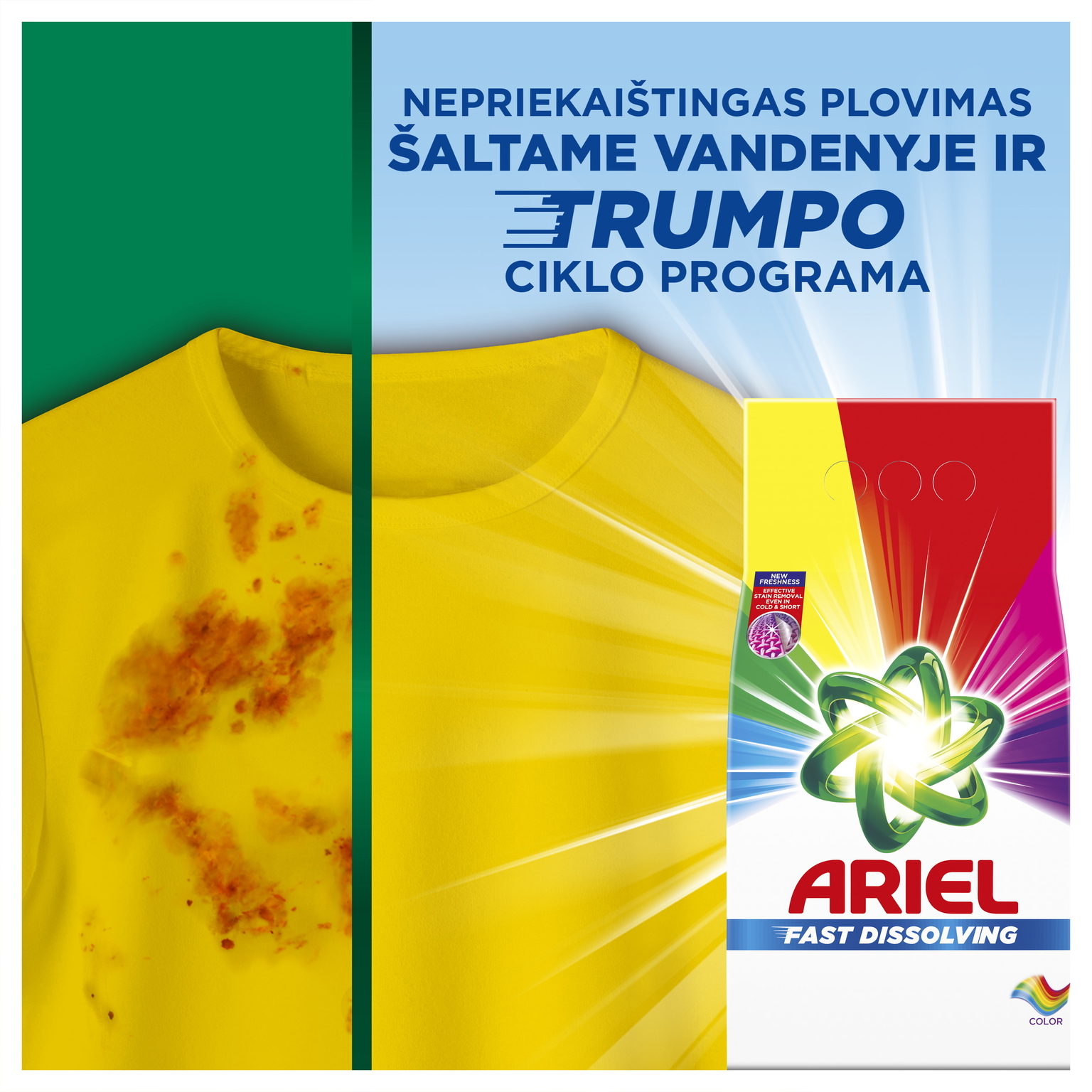 Skalbimo milteliai ARIEL Color, 20 skalb., 1,1 kg - 2