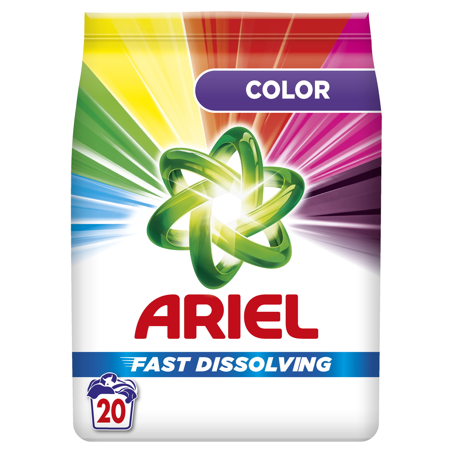 Skalbimo milteliai ARIEL Color, 20 skalb., 1,1 kg - 1