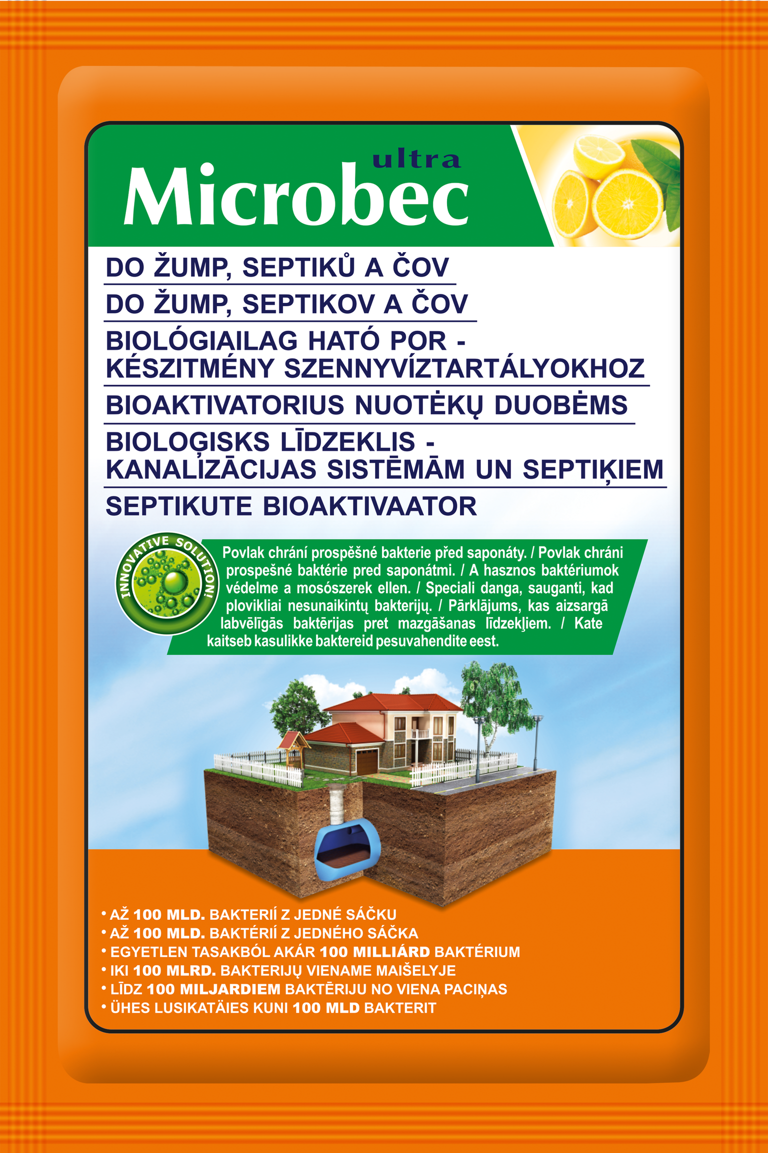 Preparatas atliekų duobėms BROS Microbec, 25 g-0
