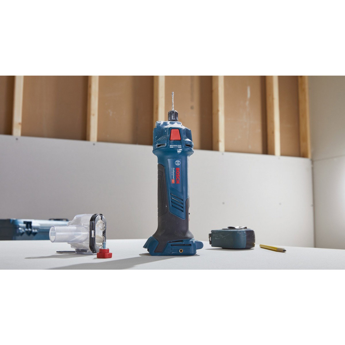 Akumuliatorinė gipskartonio freza BOSCH PRO GCU 18V-30 solo (be akum.) - 3