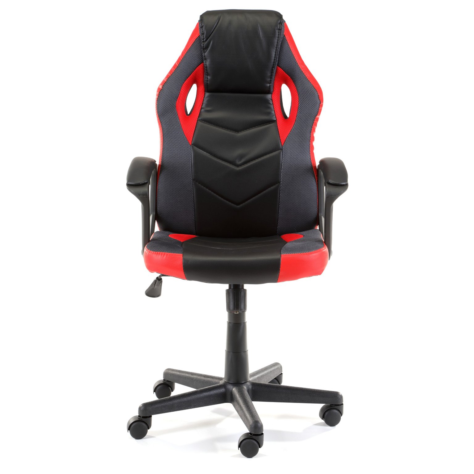 Žaidimų kėdė F4G FG-19, juoda/raudona - 3