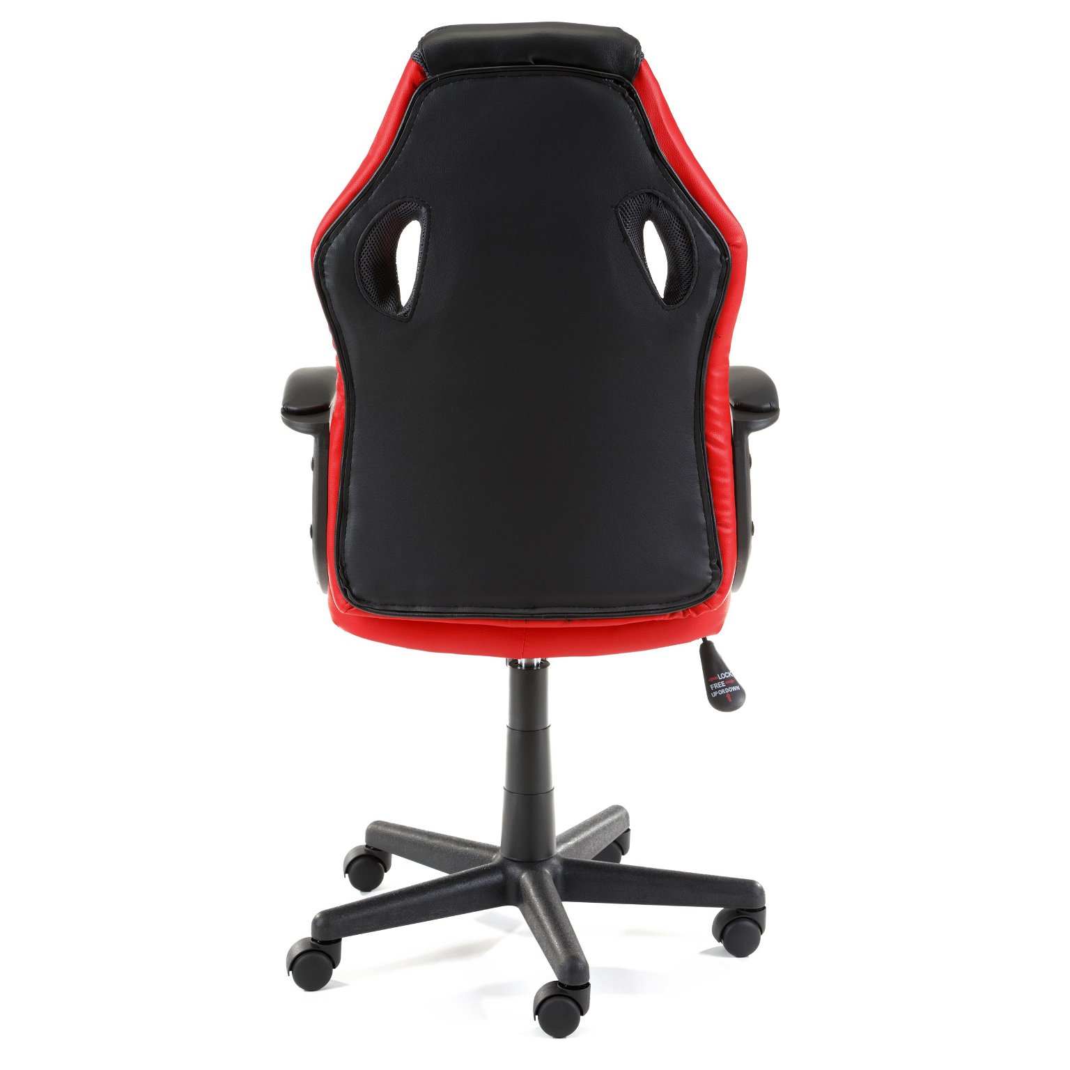 Žaidimų kėdė F4G FG-19, juoda/raudona - 4