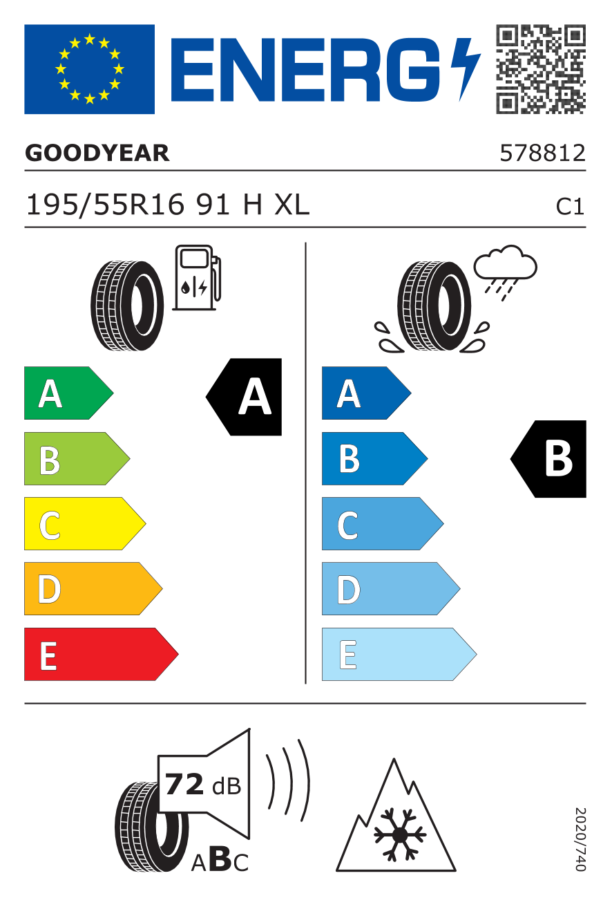 Goodyear Vector 4Seasons Gen 3 195/55 R16 91 H-1