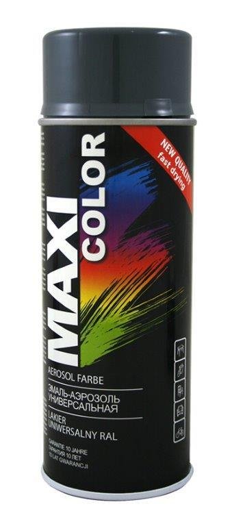 Purškiami dažai MAXI-COLOR RAL7011, geležies pilkos sp., 400 ml