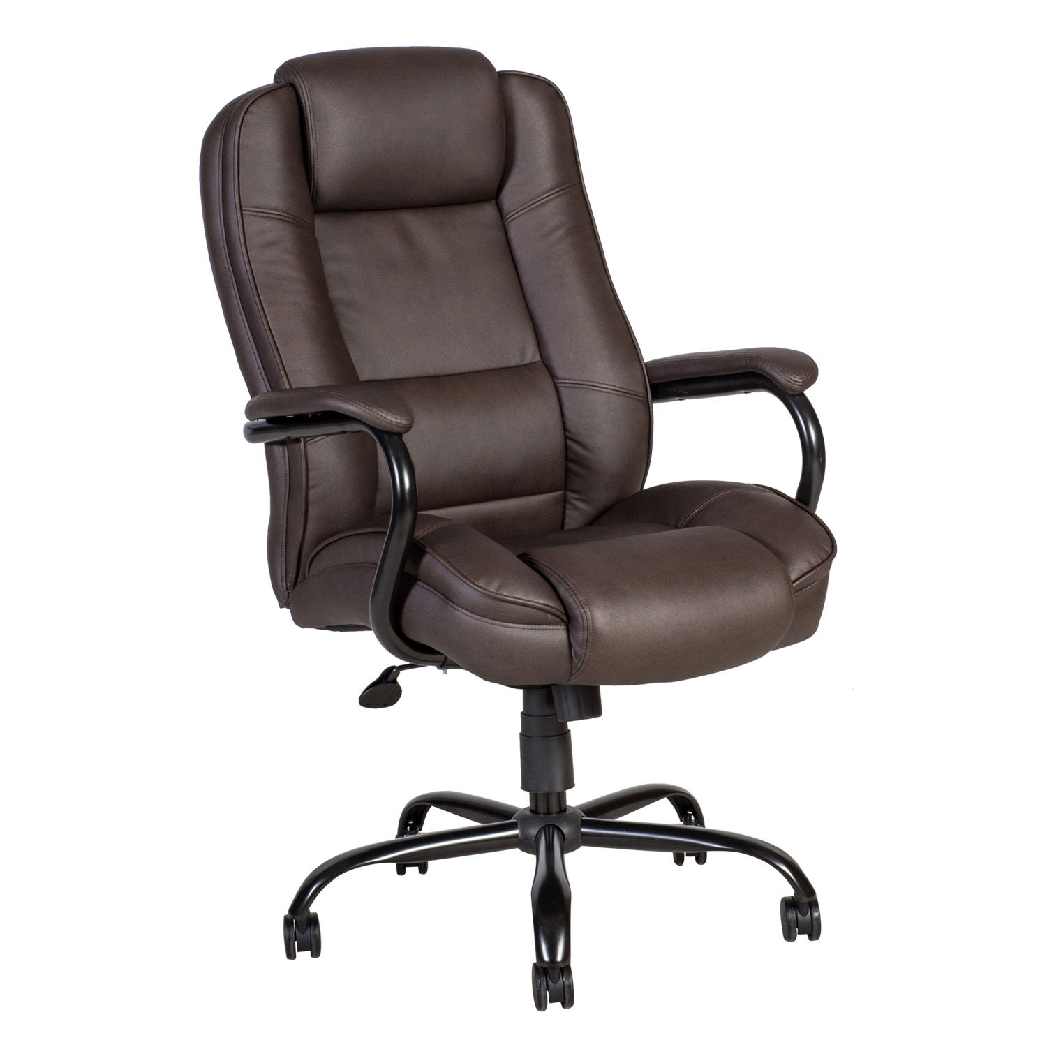 Biuro kėdė ELEGANT XXL, 79.5x82x113-120.5 cm, ruda-0