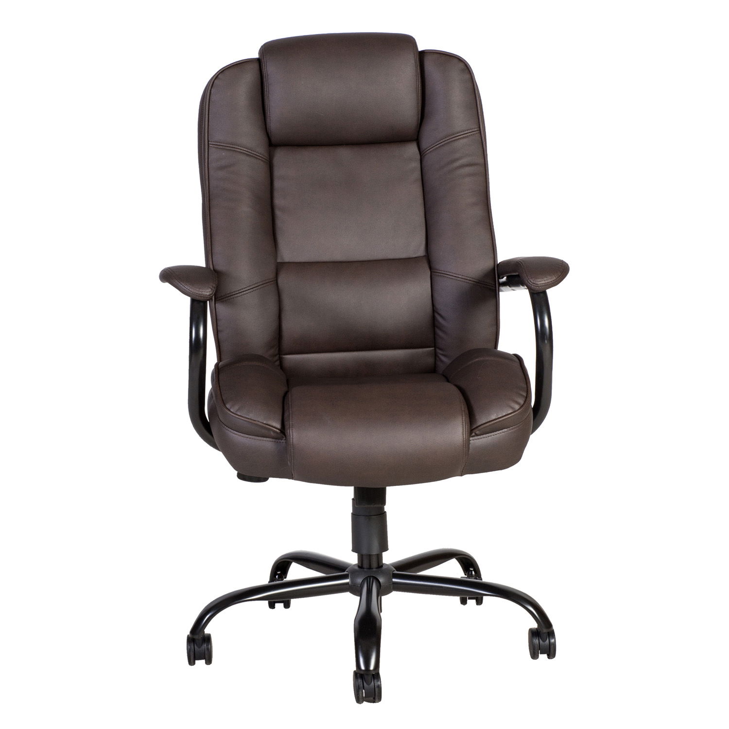 Biuro kėdė ELEGANT XXL, 79.5x82x113-120.5 cm, ruda-1