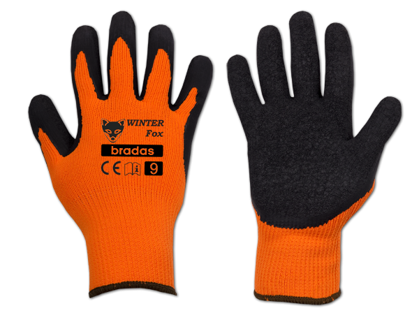 Sodo ir darbo pirštinės Bradas WINTER FOX, 11 dydis, 6 vnt.