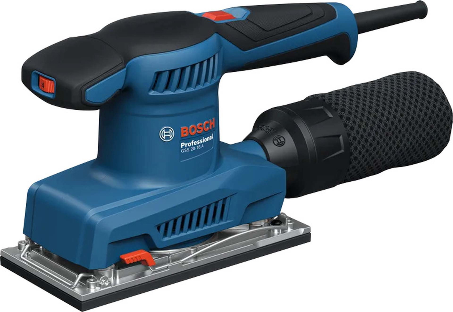 Elektrinis vibracinis šlifuoklis BOSCH GSS 20-18 A, 200 W, 90 x 183 mm - 2
