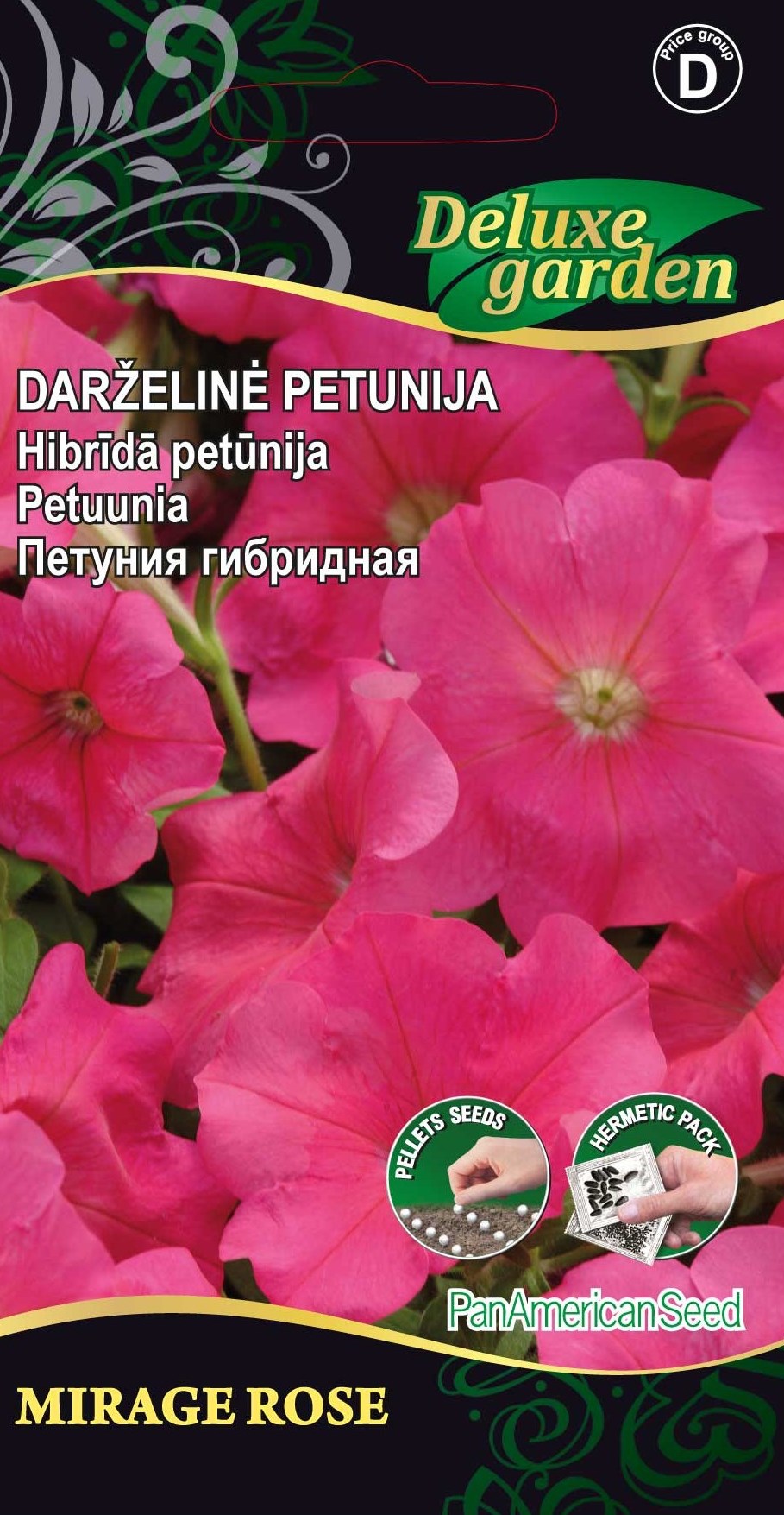 Darželinių petunijų sėklos MIRAGE ROSE, 20 vnt-0