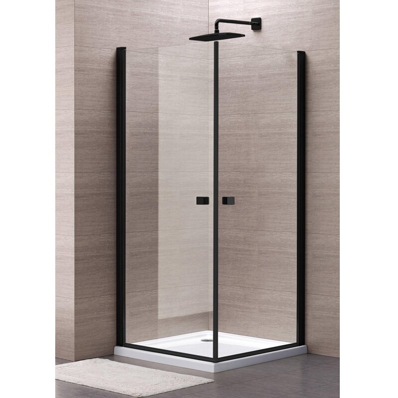 Dušo kabina MESINA Black DD 80x80-0