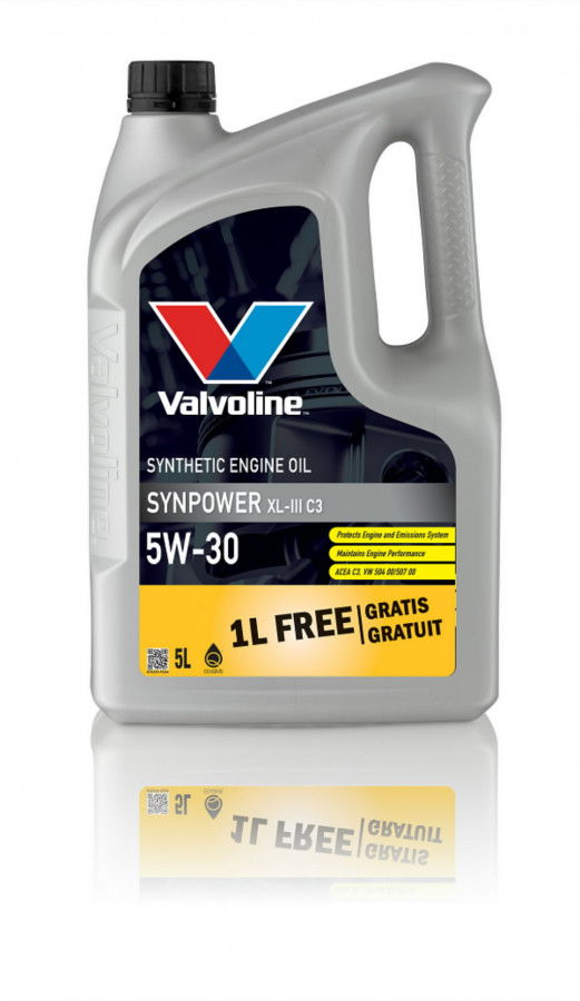 Alyva varikliui Valvoline Synpower XL-III C3 5W30 4+1L