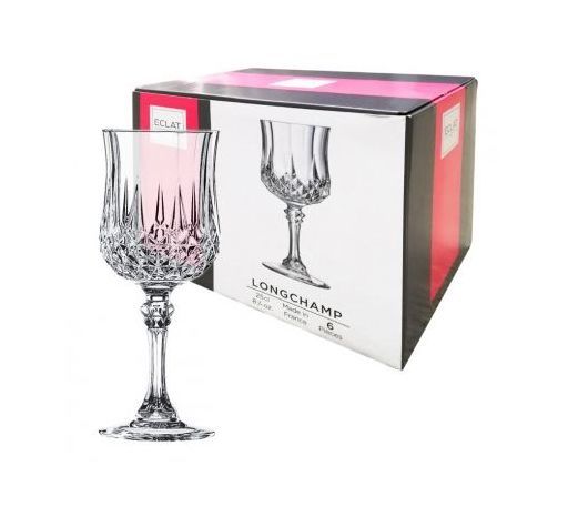 Krištolinės vyno taurės LUMINARC LONGCHAMP, 250 ml, 6 vnt.-1