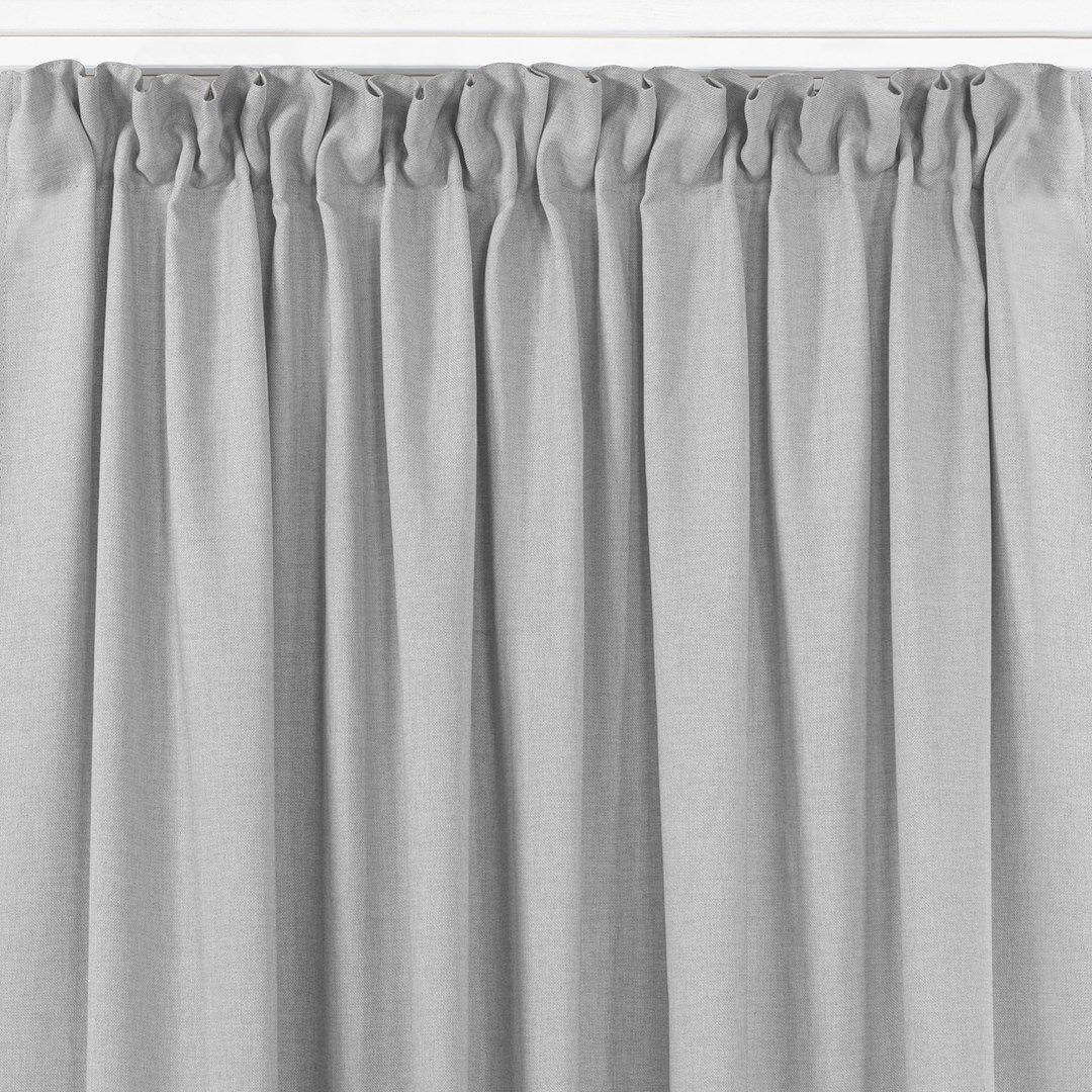 Naktinė užuolaida CARMENA  GREY PLEAT, 220x270 cm - 6