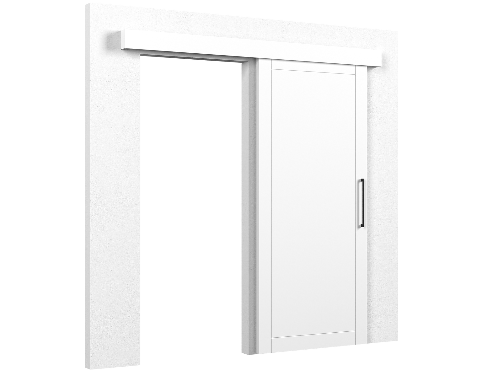 Stumdomos durys Charlise 90 x 204 cm, balta-0