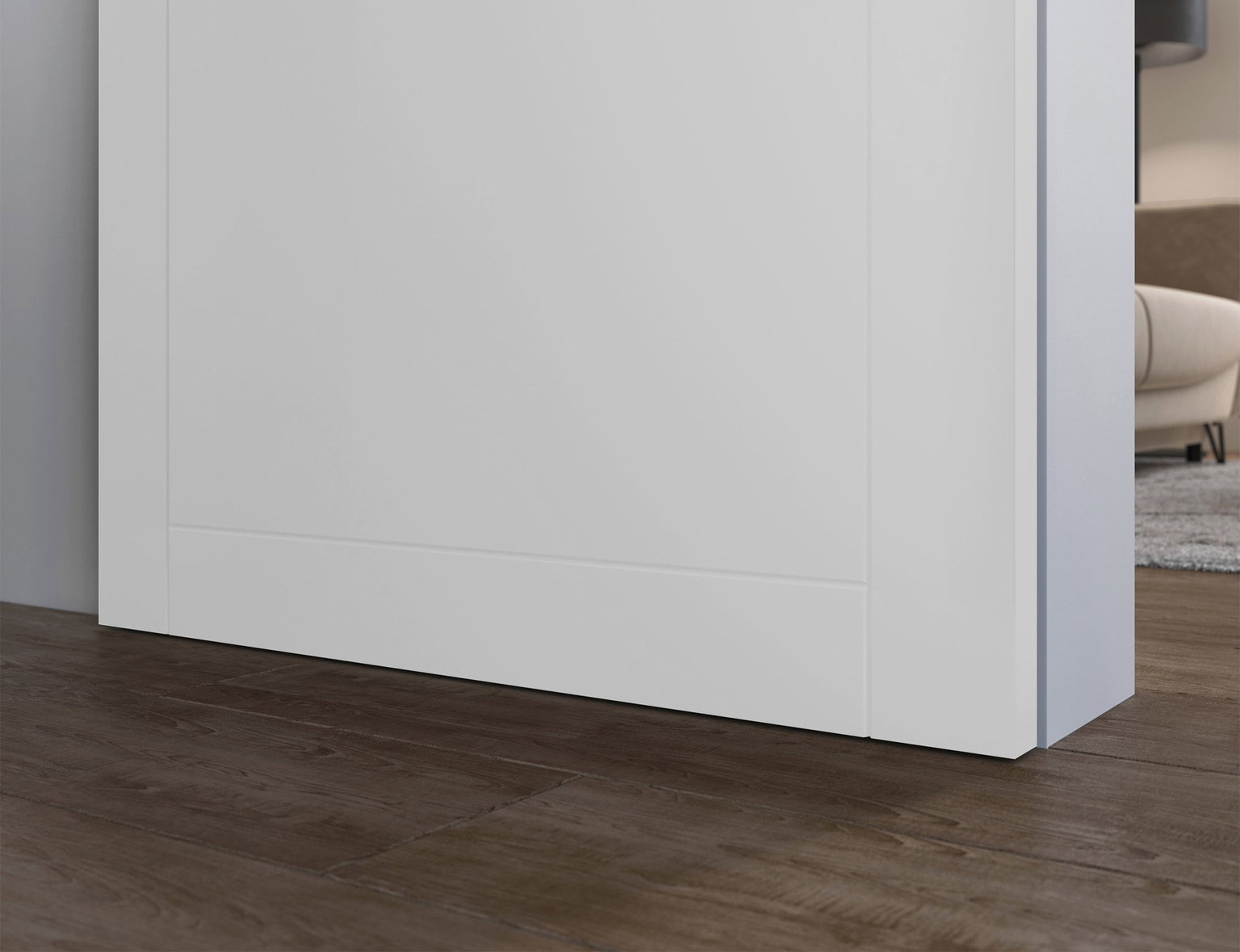 Stumdomos durys Charlise 90 x 204 cm, balta - 7