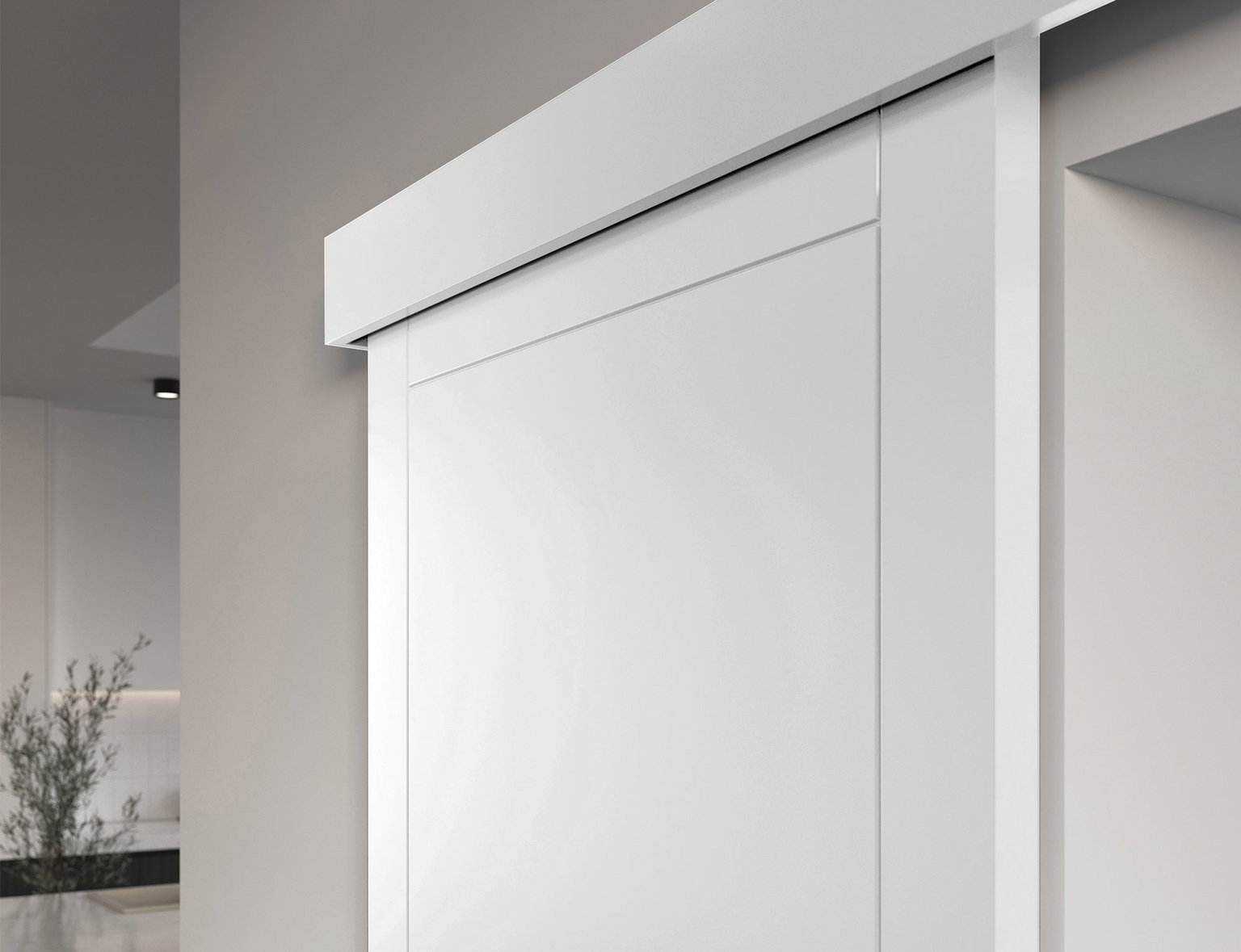 Stumdomos durys Charlise 90 x 204 cm, balta - 5