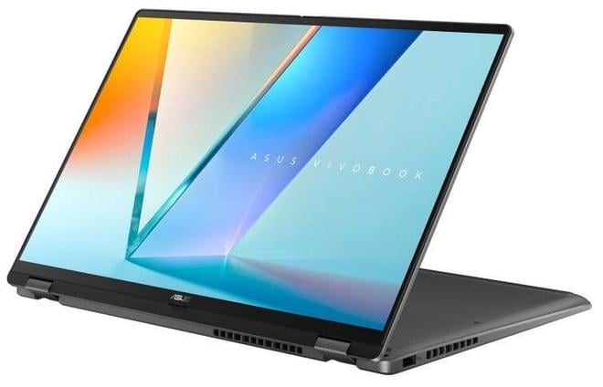 Nešiojamas kompiuteris Asus VivoBook 16 Flip (TP3607SA), 256V, 16 GB, 1 TB, 16 ", Intel Arc Graphics, pilka, en - 5