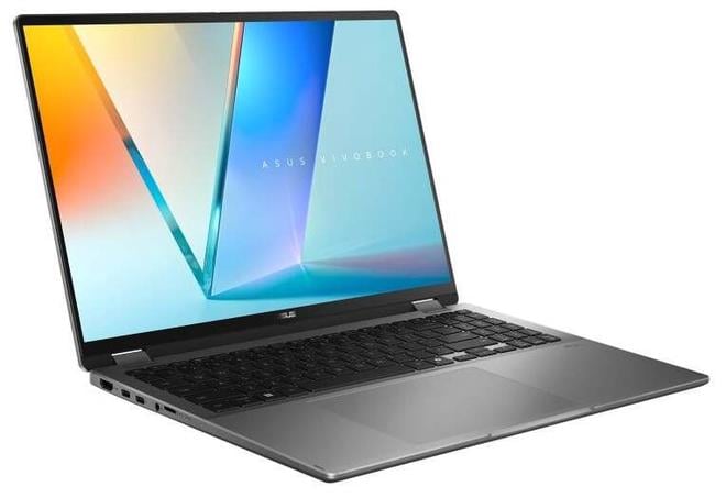 Nešiojamas kompiuteris Asus VivoBook 16 Flip (TP3607SA), 256V, 16 GB, 1 TB, 16 ", Intel Arc Graphics, pilka, en - 3