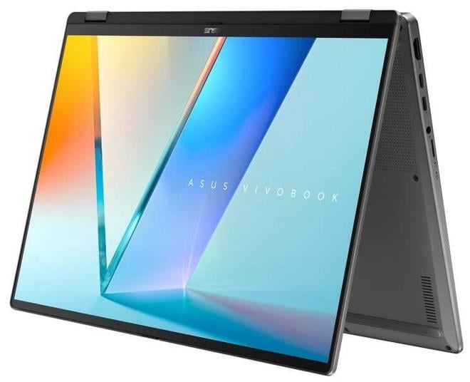 Nešiojamas kompiuteris Asus VivoBook 16 Flip (TP3607SA), 256V, 16 GB, 1 TB, 16 ", Intel Arc Graphics, pilka, en - 6