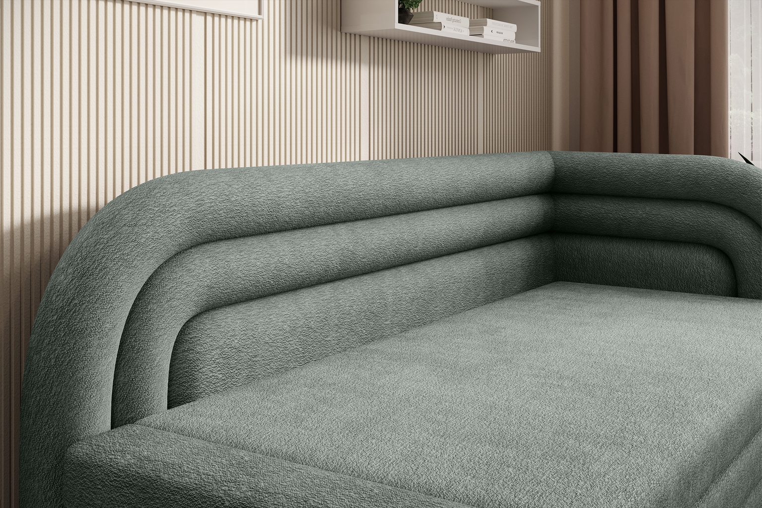 Sofa Fabillo D, žalia - 5