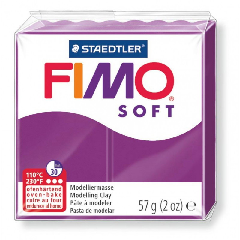 Modelinas FIMO soft , 57 g., purpurinės sp.-0