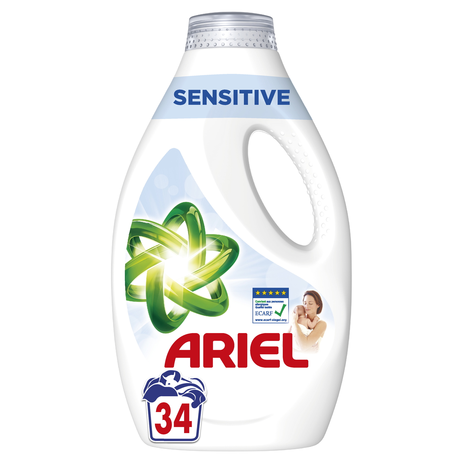 Skystas skalbiklis ARIEL Sensitive, 34 skalb., 1,7 l - 1