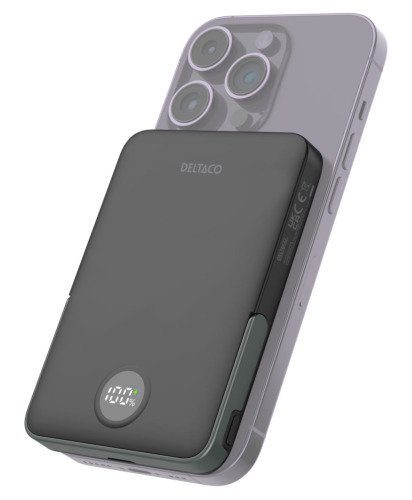 Išorinė baterija DELTACO PB-Q1007, 5000mAh, PD 20W, juodos sp. - 3