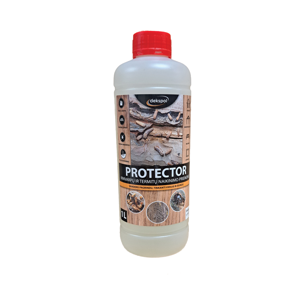 Kinivarpų ir termitų naikinimo priemonė DEKSPOL PROTECTOR, 1 L-0