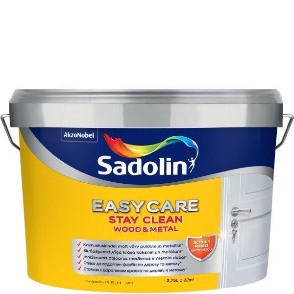 Atsparūs įbrėžimams emaliniai dažai SADOLIN EASYCARE WOOD&METAL-0