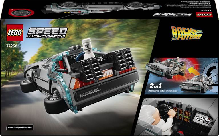 Konstruktorius LEGO Speed Champions Time Machine from Back to the Future-1
