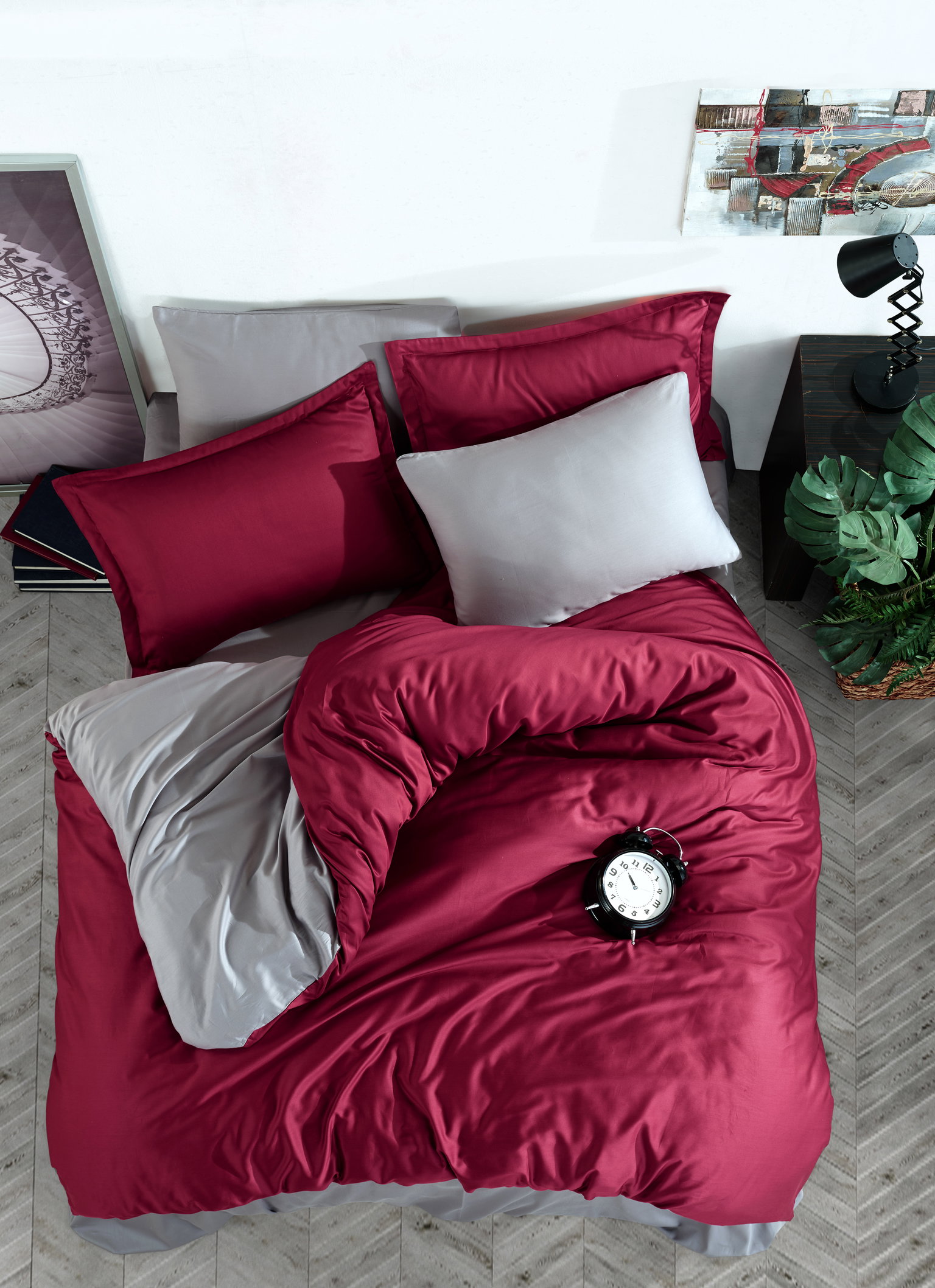Medvilninės patalynės kompl. CREYA PRESTIGE V-1, 200x220cm,2x50x70cm,2x70x70cm, 100% medv.-0