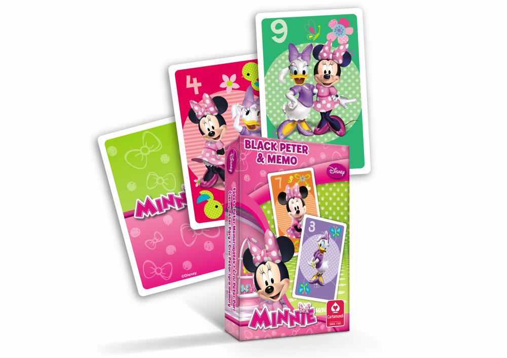 Kortų žaidimas 2in1 Minnie Mouse - Black Peter & Memo