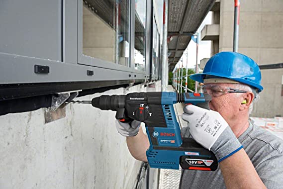 Akumuliatorinis perforatorius BOSCH PRO GBH 18V-26 F, 2,6 J, 18 V (2x5,5 Ah akum., L-BOXX) - 5