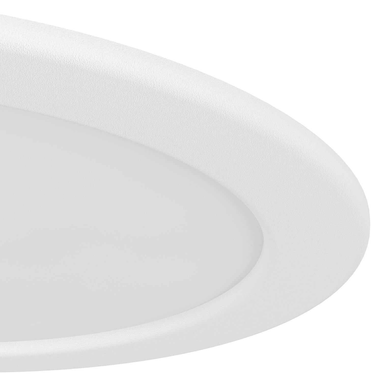 Išmani įleidžiama LED panelė EGLO FUEVA 6-Z, IP44 9,5W RGB+TW, 1150lm, baltos sp, Ø16,8cm,APP-1
