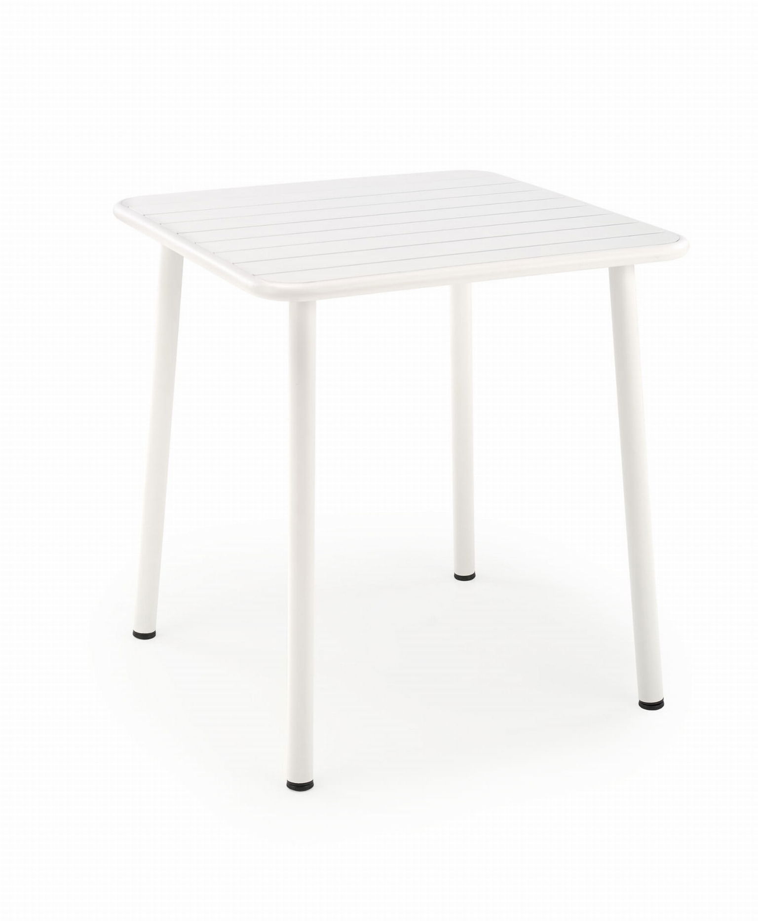 Lauko stalas BOSCO, 70x70x76 cm, baltas-1