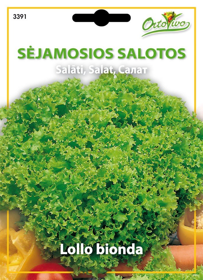 Salotų sėklos LOLLO BIONDA, 3,2 g