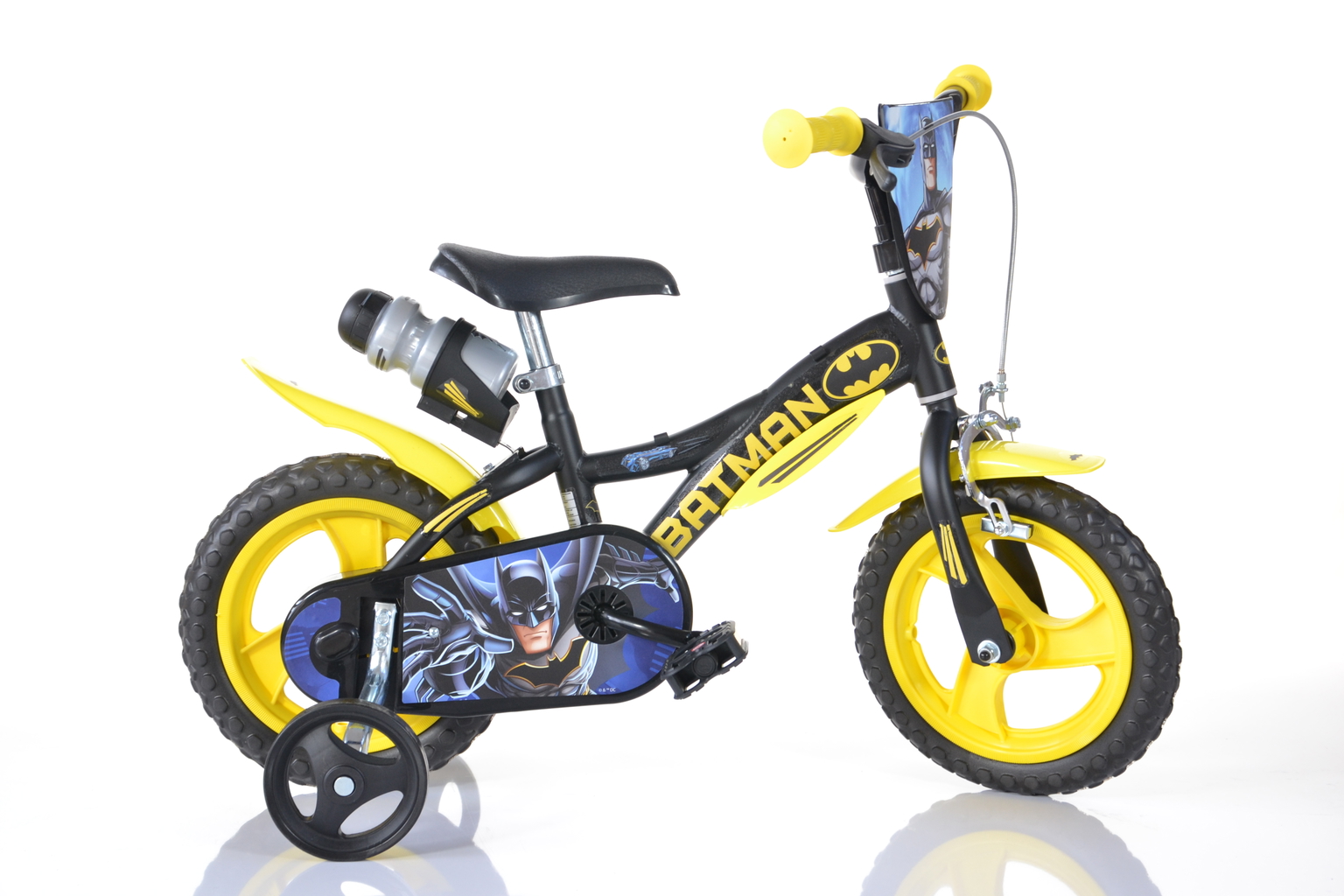 Vaikiškas dviratis Dino Bikes Batman 612L-BT, 12"-0