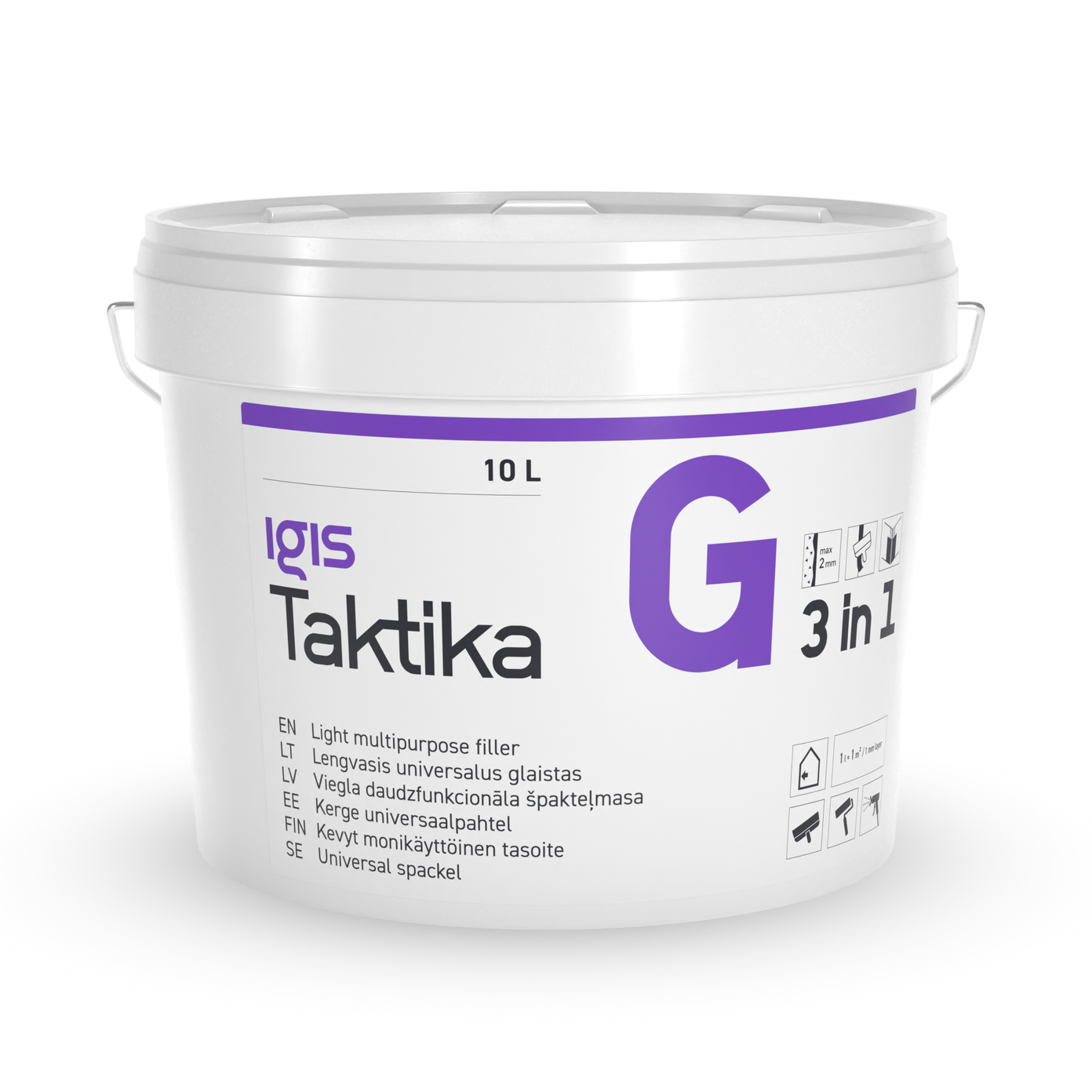 Universalus lengvas glaistas Taktika G, 10 l-0
