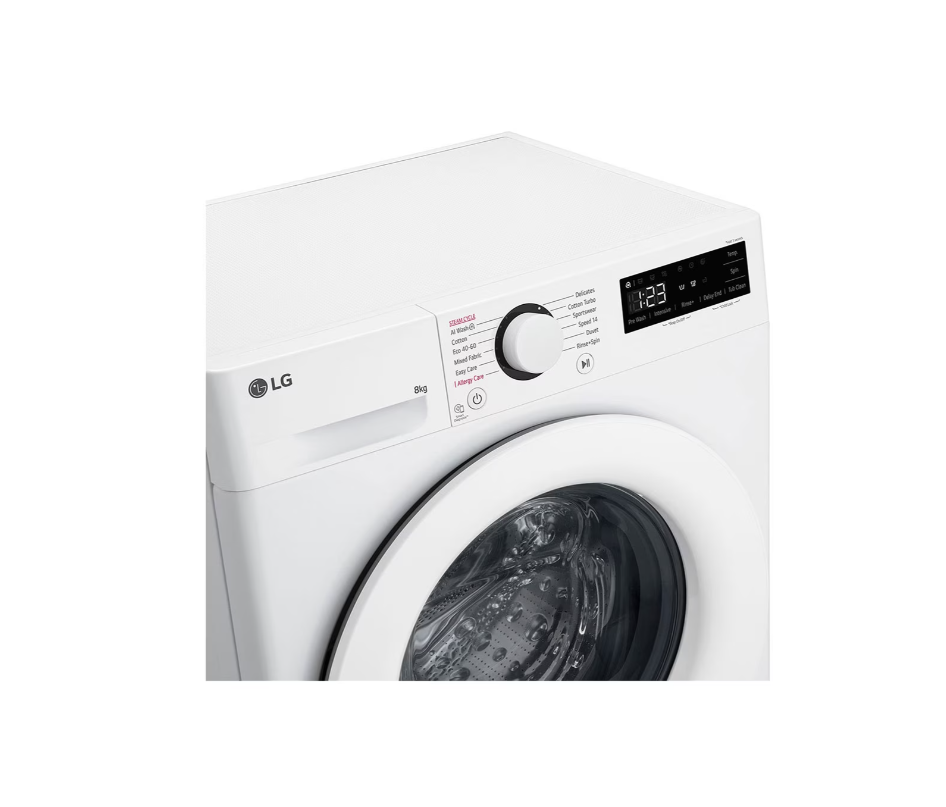 Skalbimo mašina LG F2WR508SWW, 8 kg, balta - 3