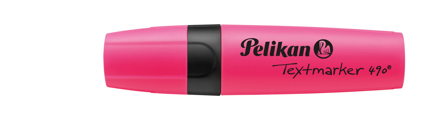 Teksto žymeklis PELIKAN 490, rausvos sp.-1
