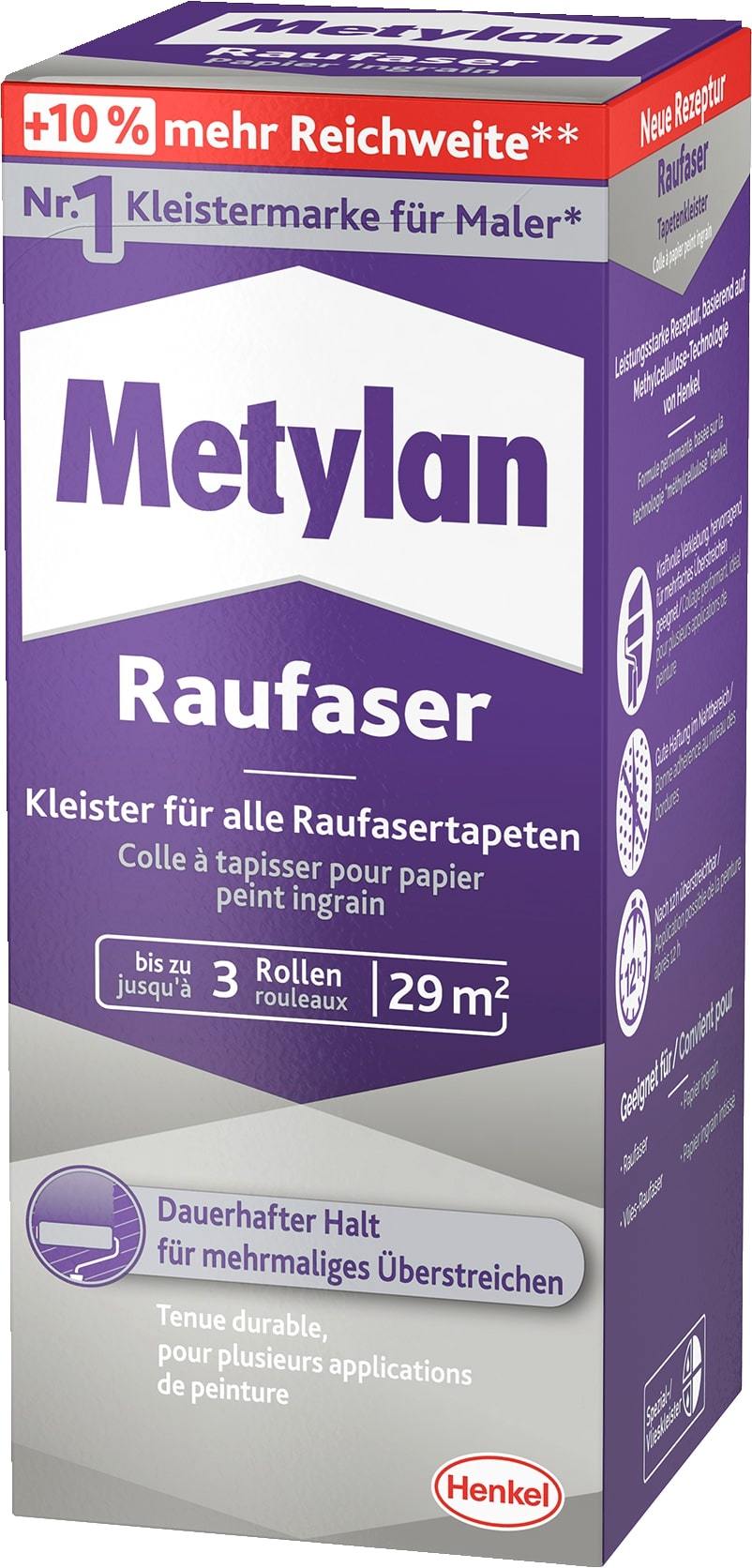 Klijai flizelininiams ir dažomiems tapetams METYLAN Woodchip, 180g-0
