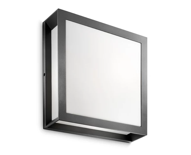 Sieninis lauko šviestuvas PHILIPS SKIES, IP44, 2 x E27, max 14 W, 26x26x8,1 cm-1