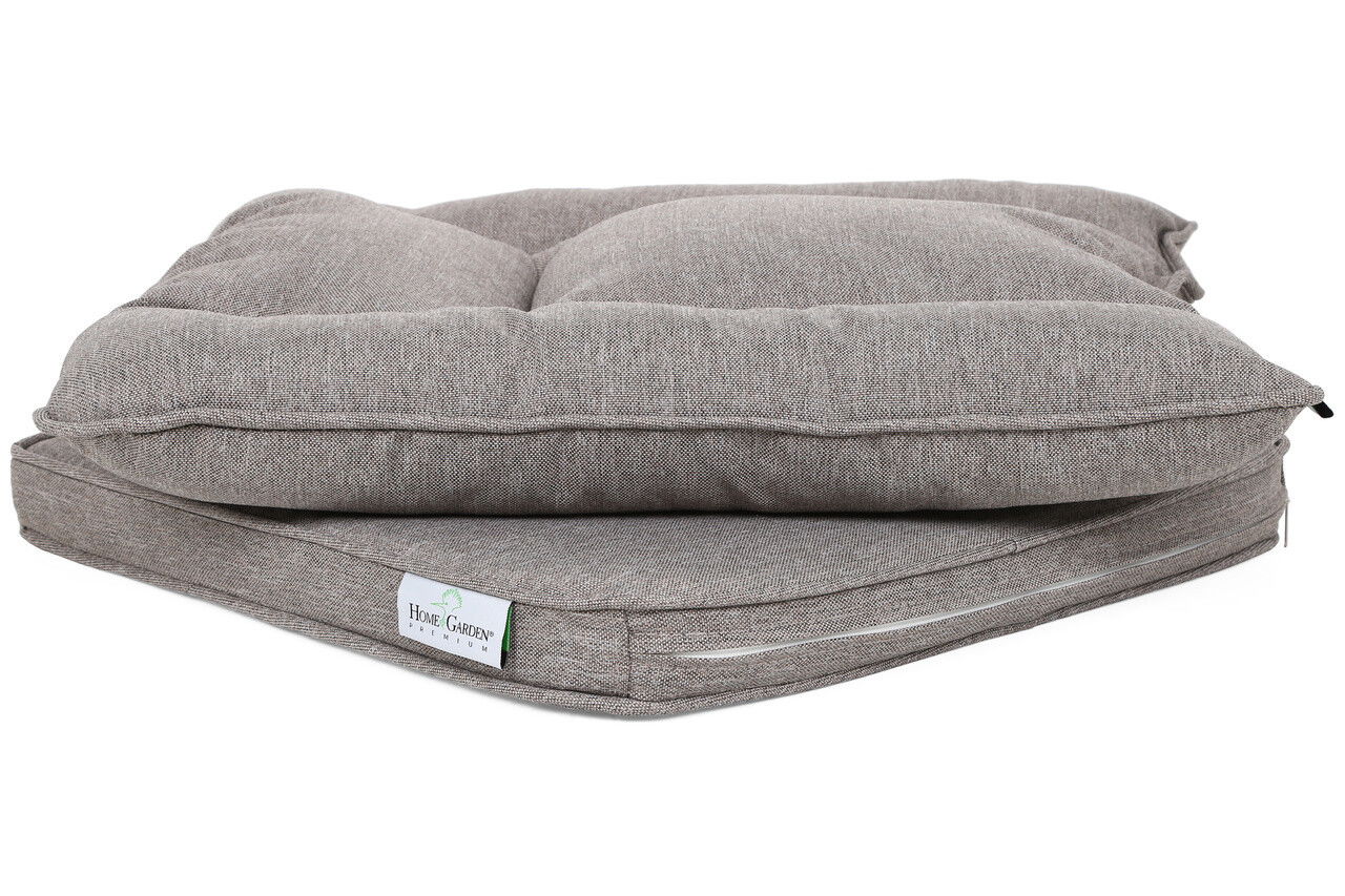 Lauko baldų komplektas Bristol Round Elegant 180 cm, stalas ir 8 kėdės, Beige/Beige Melange - 6