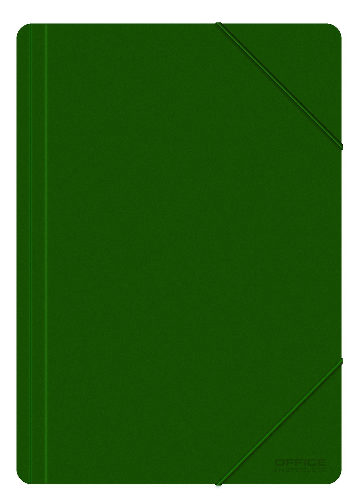 Aplankas su guma PP, A4, 500mic, žalias